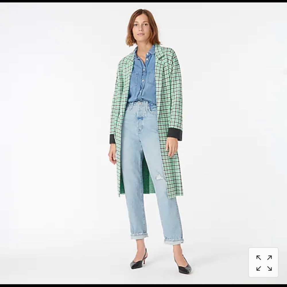 NWT JCREW , Ella open front cardigan NWT